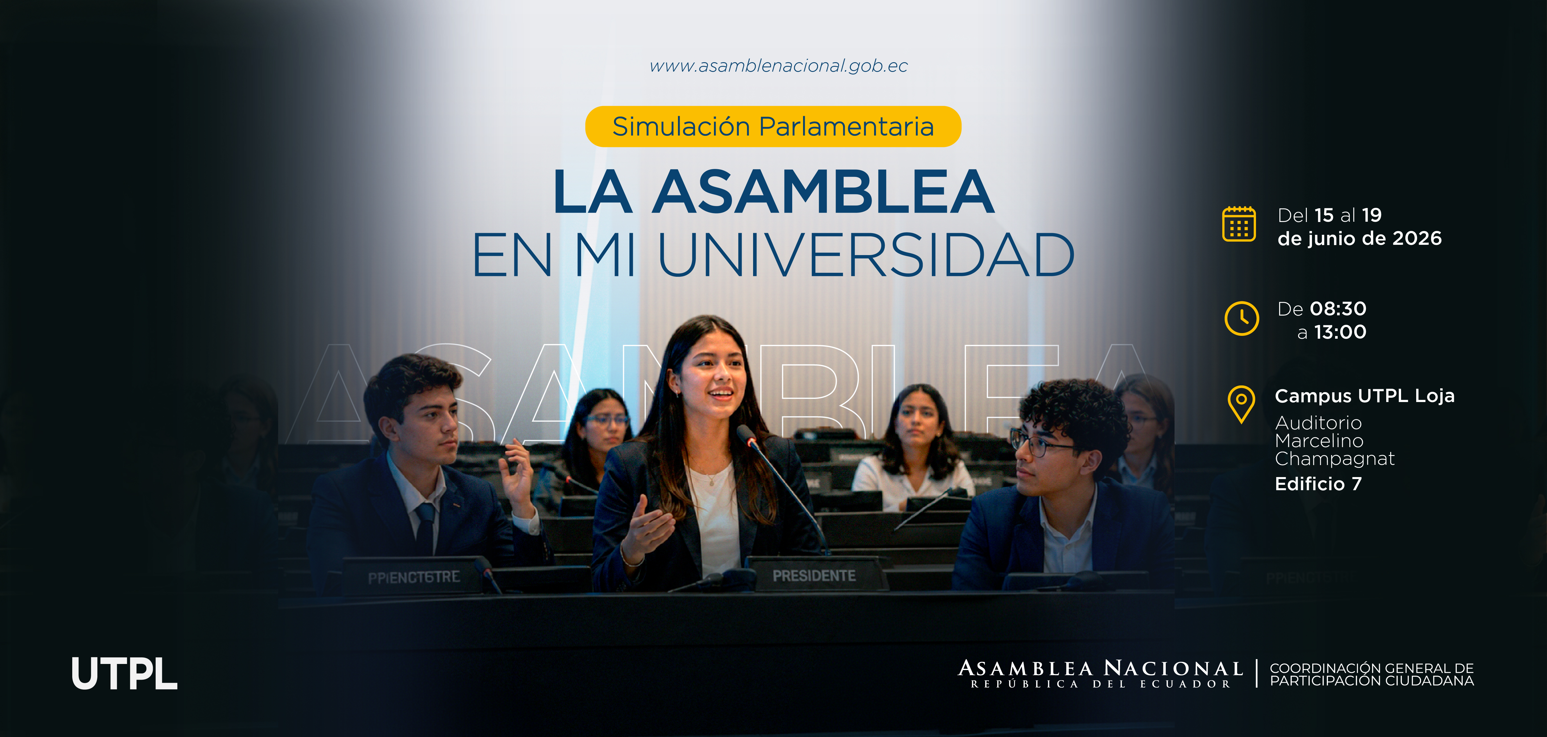 “Simulación Parlamentaria: La Asamblea en mi Universidad”